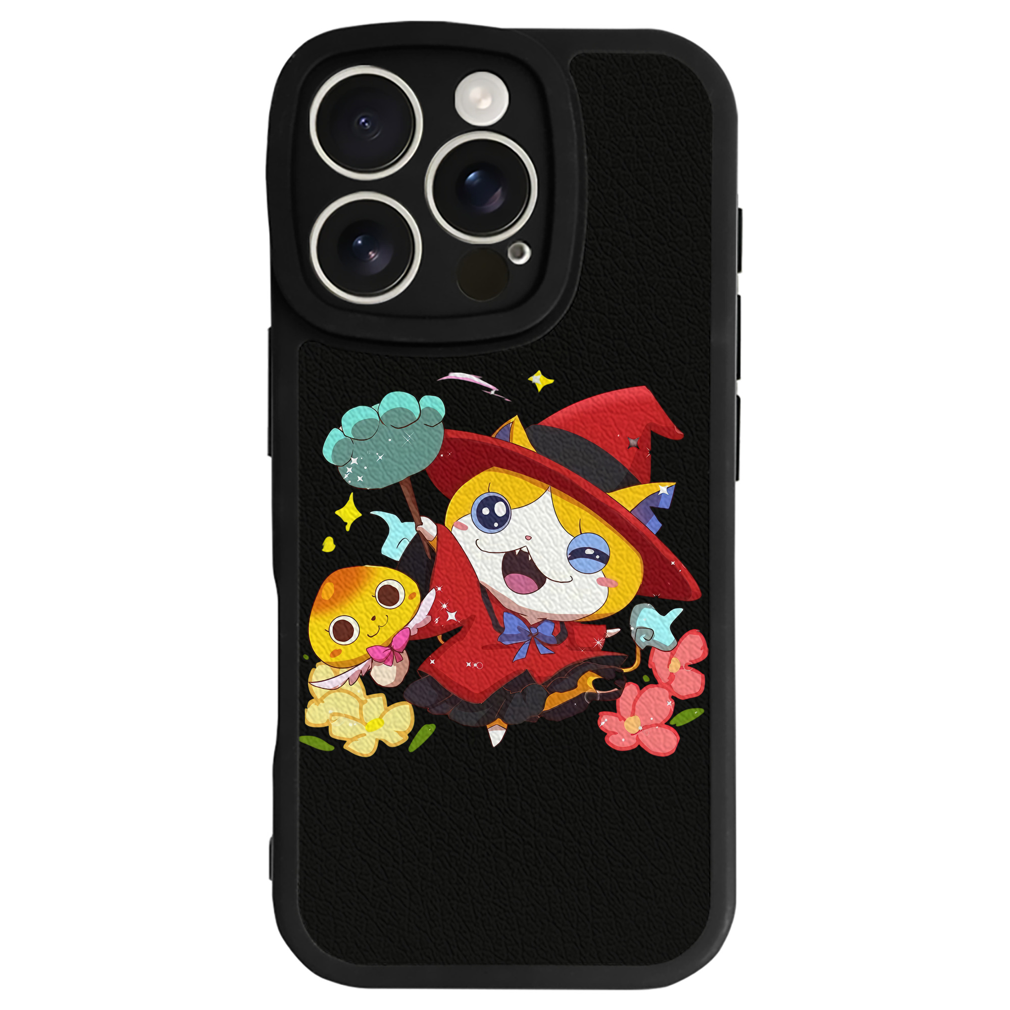 （画像用） 妖怪ウォッチ Yo-kai Watch 【iPhone 16シリーズ対応】シリコンスマホケース（レザー調） 材質：シリコン